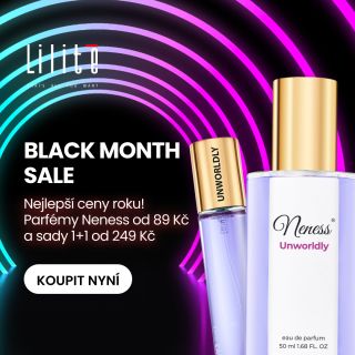 🖤 Black Month je tady! 🖤 Tohle není jen Black Friday – u nás je měsíc plný slev! 🎉 ✨ Vůně Neness 33 ml už od 89 Kč 🎁 Sady...